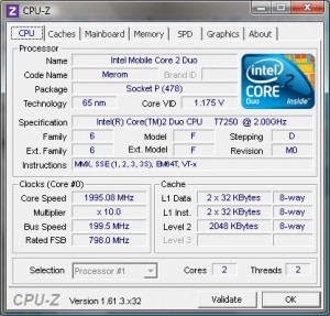 CPU-Z Lenovo 3000n200 069 bng