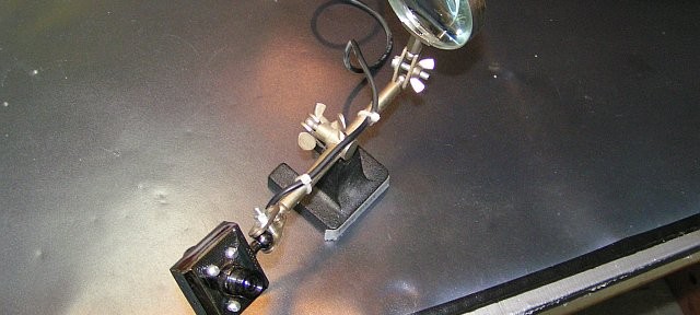 Selbstbau Mikroskop mit alter Webcam