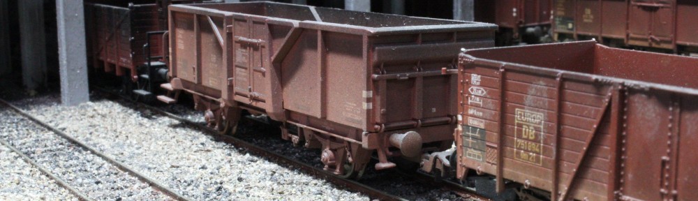 Güterwagen 1:87 Zeche Zollverein - Modellbahnwelt Odenwald