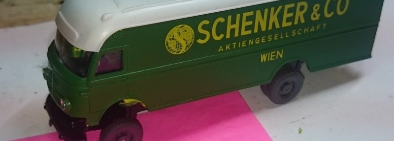 Kleine Car System Bastellei, aus Standmodell mach Fahrmodell