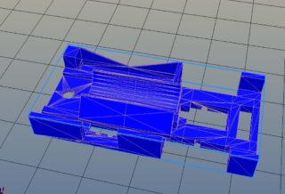 1:87-Car-System-Getriebeträger .stl